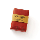 Embossed Leather Playing Cards Set