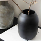 Earthenware Short Wide Mouth Vase
