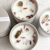 Rooted Herbals Ceramic Votive Candles in Gratitude