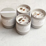 Rooted Herbals Ceramic Votive Candles in Gratitude