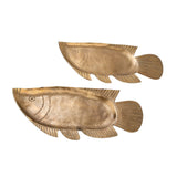 Forged Iron Fish Trays - Set of 2