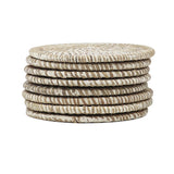 Bali Rattan Coasters - Set of 4