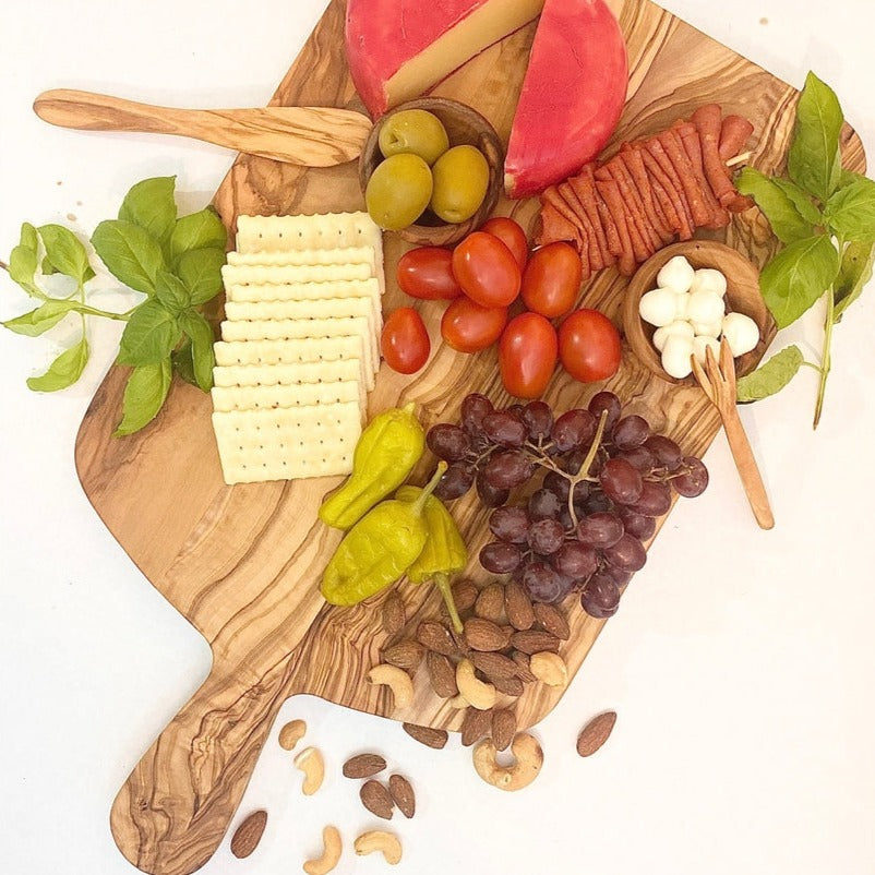 Large Cheese & Charcuterie Board, Olivewood