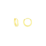 Petite Chloe Huggie Gold Earrings