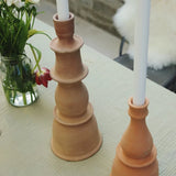Terra Cotta Handmade Candle Holder