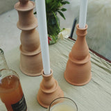 Terra Cotta Handmade Candle Holder