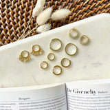 Petite Chloe Huggie Gold Earrings