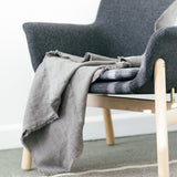 Stonewashed Linen Throw