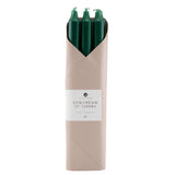 Taper Candles Set of 6 in Hunter Green