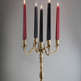 Beeswax Square Taper Candles in Bittersweet