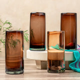 Handblown Mexican Highball Glasses - Set of 4