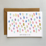 Happy Birthday Dot Card