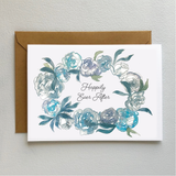 Happily Ever After Wreath Card