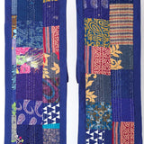 Kantha Silk Table Runner in Blue