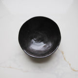 Small Black Footed Ceramic Bowl