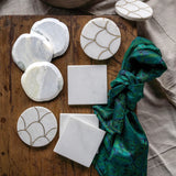 Marble Coasters Set