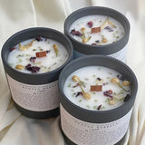 Rooted Herbals Ceramic Votive Candles in Gratitude