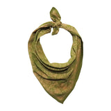 Hand-Dyed Batik Bandana in Lime Blossom