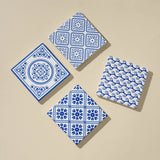 Mediterrenan Patterned Marble Tiles Coasters Set (Copy)