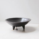 Small Black Footed Ceramic Bowl
