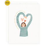 I'm Here Heart Hug Card