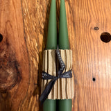 Beeswax Apollo Taper Candles in Sage