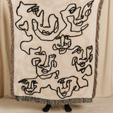 La Cara Beige Throw