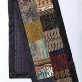 Kantha Silk Table Runner in Black