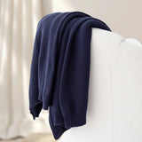 Sia Cotton Seedstitch Knit Throw