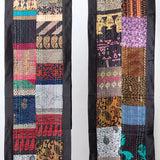 Kantha Silk Table Runner in Black