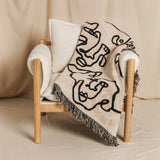 La Cara Beige Throw