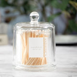 Glass Jar with Lid + 120 Wooden Matches