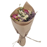 Mini Strawflower & Larkspur Floral Bouquet Bundle