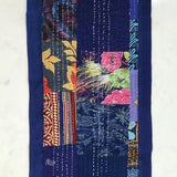 Kantha Silk Table Runner in Blue