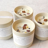 Rooted Herbals Ceramic Votive Candles in Gratitude