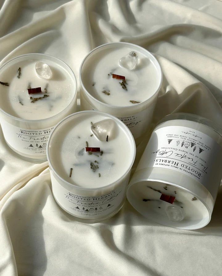 Rooted Herbals Holiday Seasonal Candles (Multiple Scents Available)