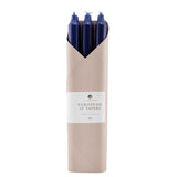 Taper Candles Set of 6 in Midnight Blue