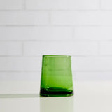 Moroccan Cone Glassware - Green, Set of 2