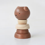 Bear Wooden Ring Stacker
