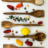 Long Olive Wood Spatula
