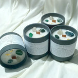 Rooted Herbals Ceramic Votive Candles in Abundance