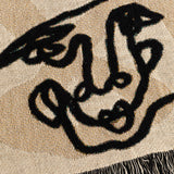 La Cara Beige Throw