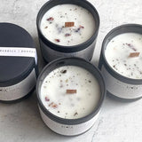 Rooted Herbals Ceramic Votive Candles in Spirit of the Earth
