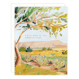 Afternoon Foil Congrats Card