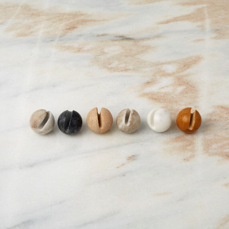 Marble Orb Drink Charm, Set of 6