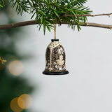 Painted Wood Bell Ornament