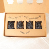 Blackberry Beeswax Birthday Candles - 4 Count