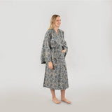 Capri Block Print Kimono Robe