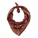 Hand-Dyed Batik Bandana in Charmed Canopy