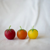 Cherry Tomato Beeswax Birthday Candles - 8 Count